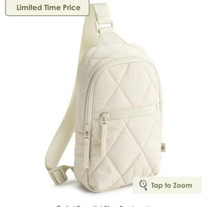 Vera Bradley Light Beige Quilted sling bag